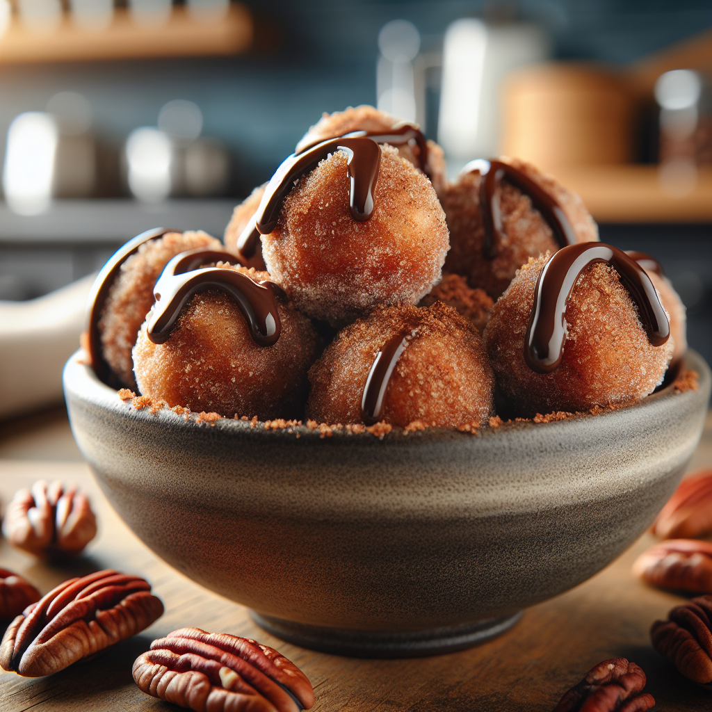 High-Protein Sugar-Free Pecan Donut Holes