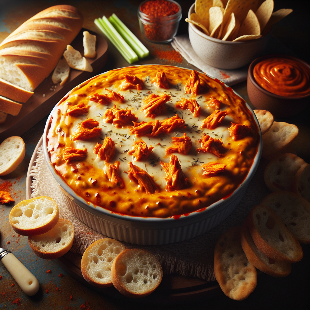 Savory Buffalo Chicken Dip