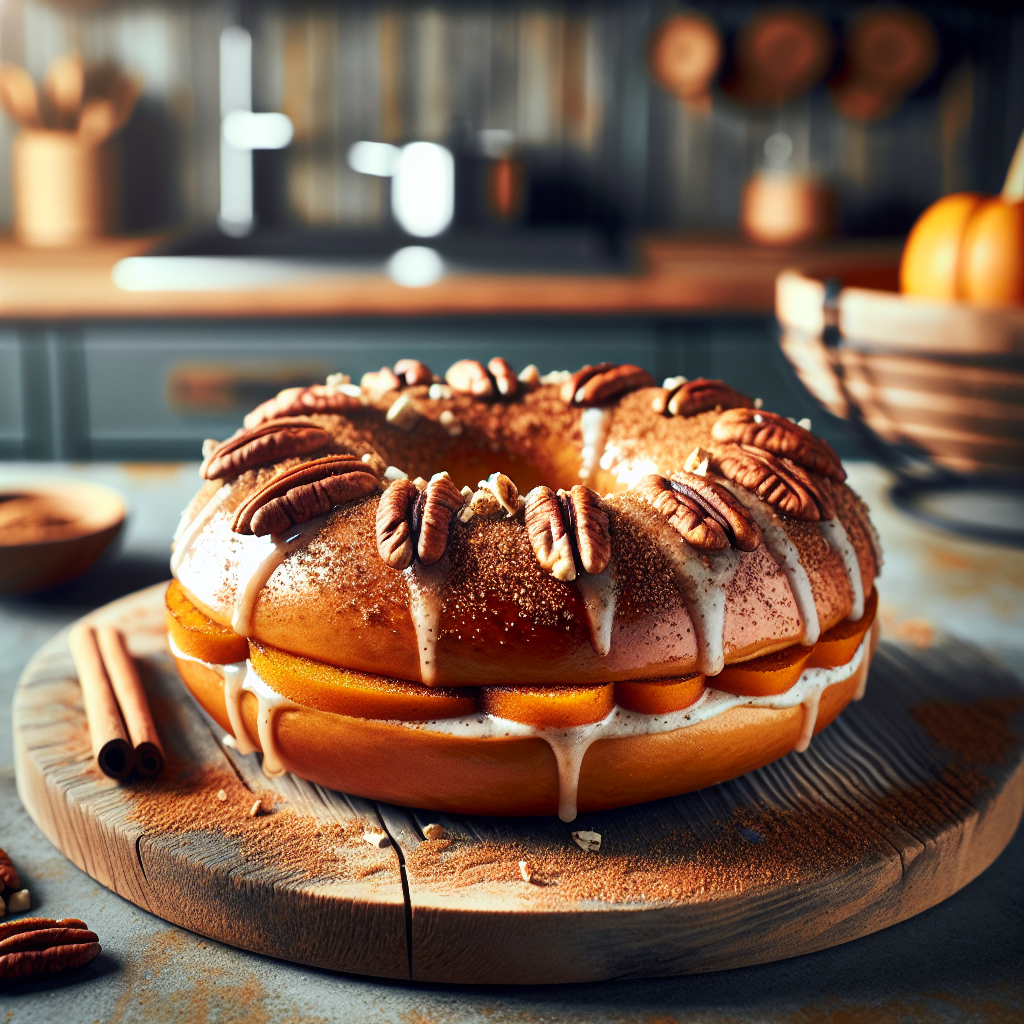 Sugar-Free High Protein Low-Calorie Pumpkin Pecan Cinnamon Toast Bagel