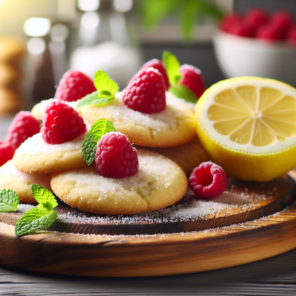 Gluten-Free Sugar-Free Raspberry Lemon Cookies