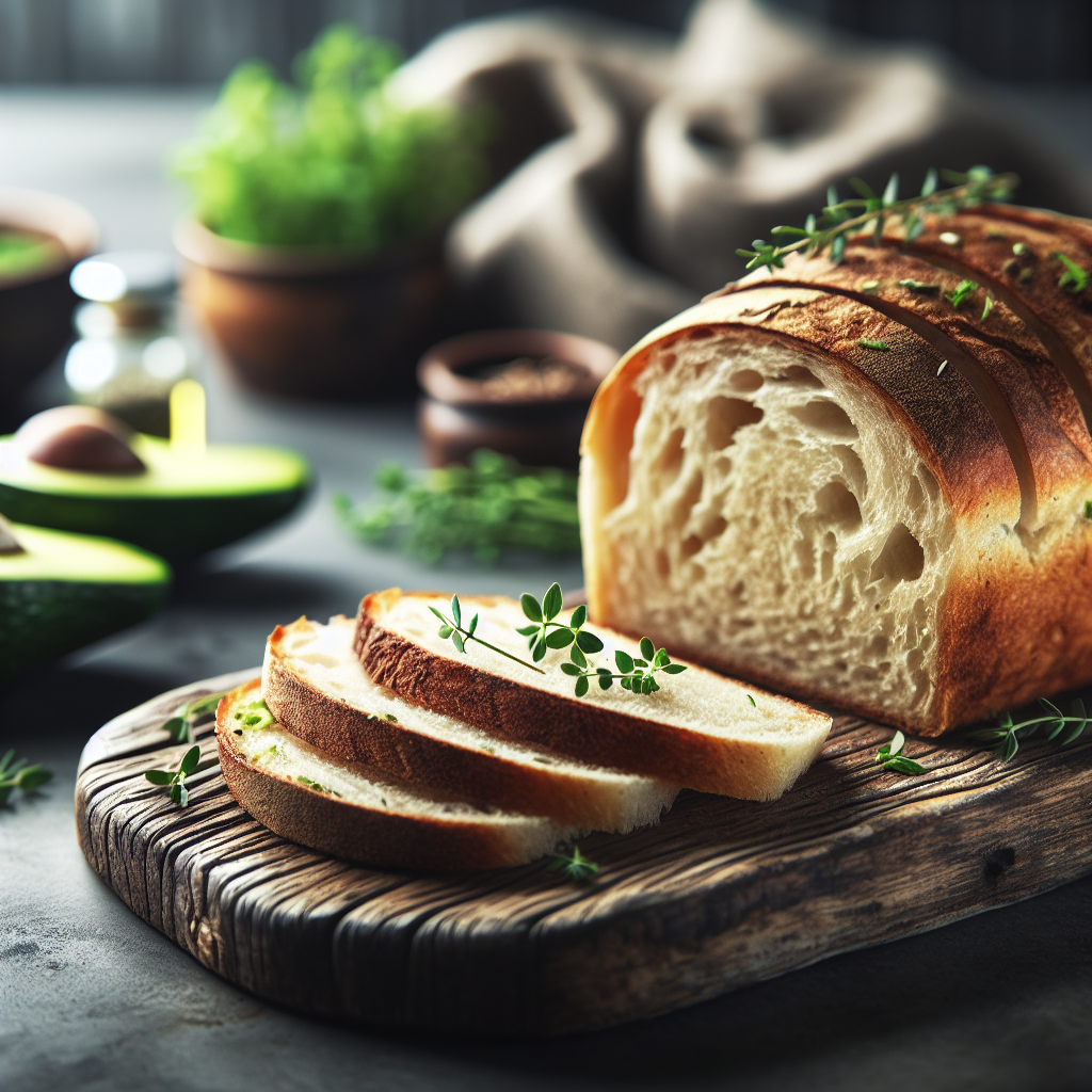 High-Protein Gluten-Free Low-Calorie Sourdough Bread