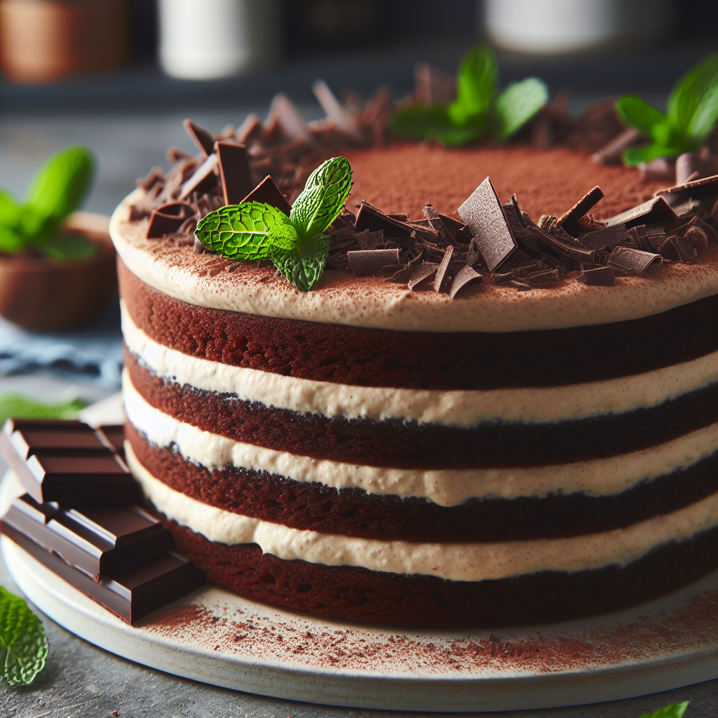 Healthy Gluten-Free Chocolate Cake with Dairy-Free Vanilla Cream Filling