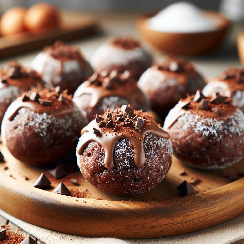 Gluten-Free, Casein-Free Protein-Packed Nut-Free Cannoli Air-Fried Donut Holes