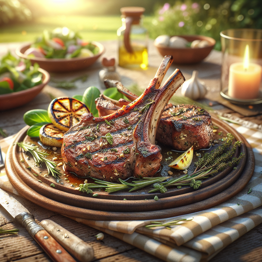 Herb-Infused Grilled Lamb Chops