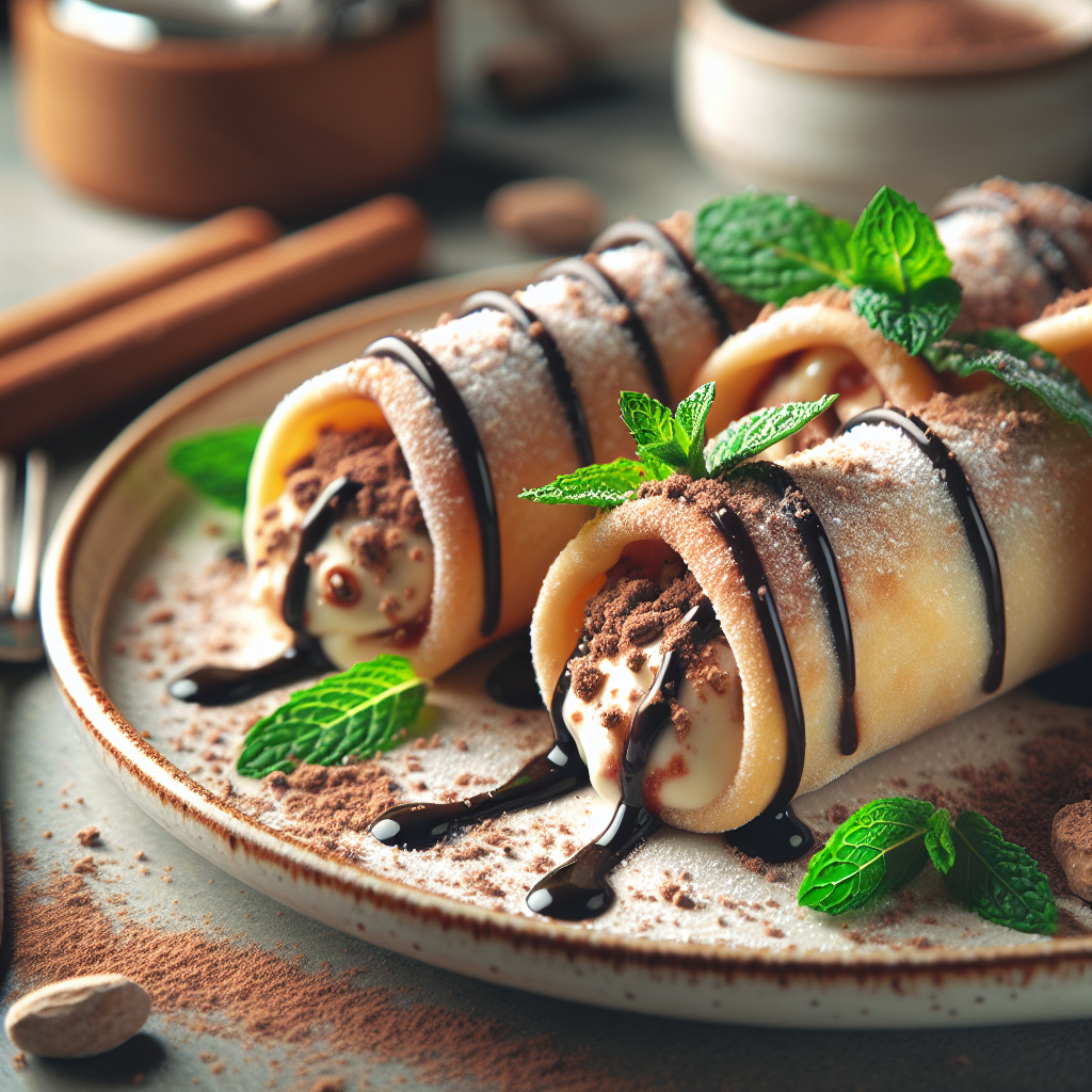 High Protein Gluten-Free Low Calorie Cannoli Pizza Rolls