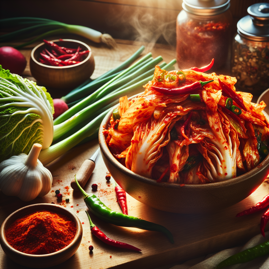 Quick Spicy Korean Kimchi