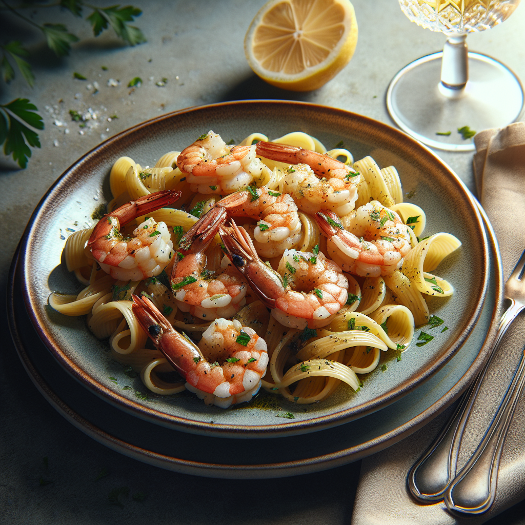 Allergen-Free Shrimp Scampi