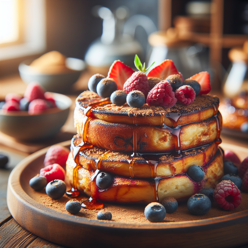 Gluten-Free High-Protein French Toast Bagels