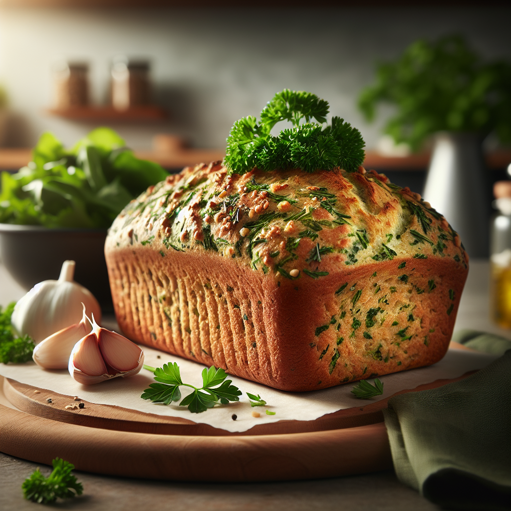 Gluten-Free, Casein-Free Grain-Free Herb and Garlic Loaf