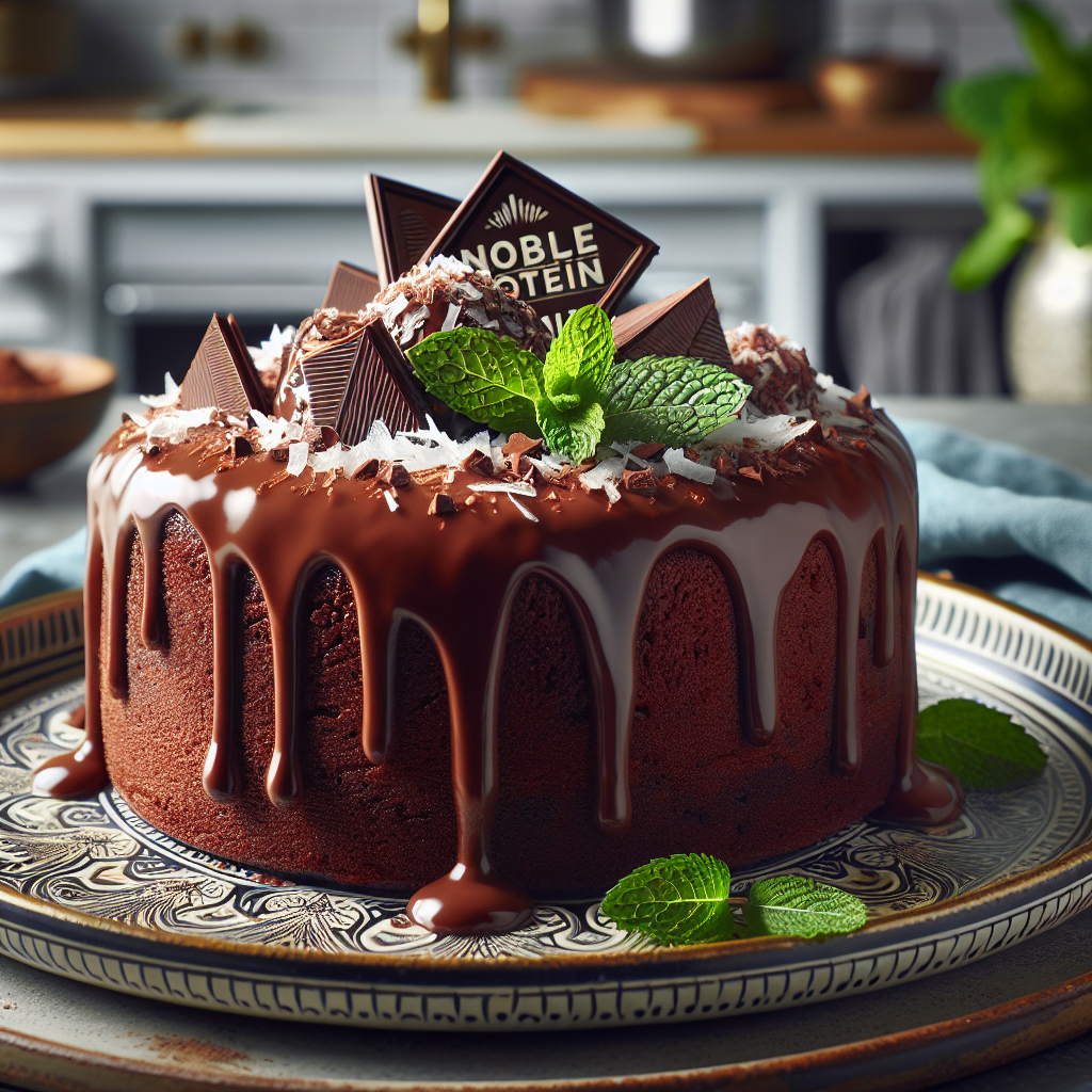 Noble Protein Chocolate Cake (Gluten-Free, Dairy-Free, SIBO-Friendly, Anti-Inflammatory)