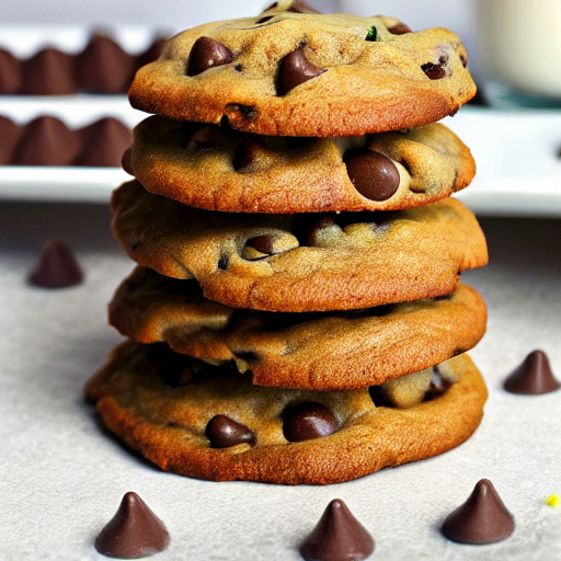 Fat-Free High-Protein Chocolate Chip Cookies