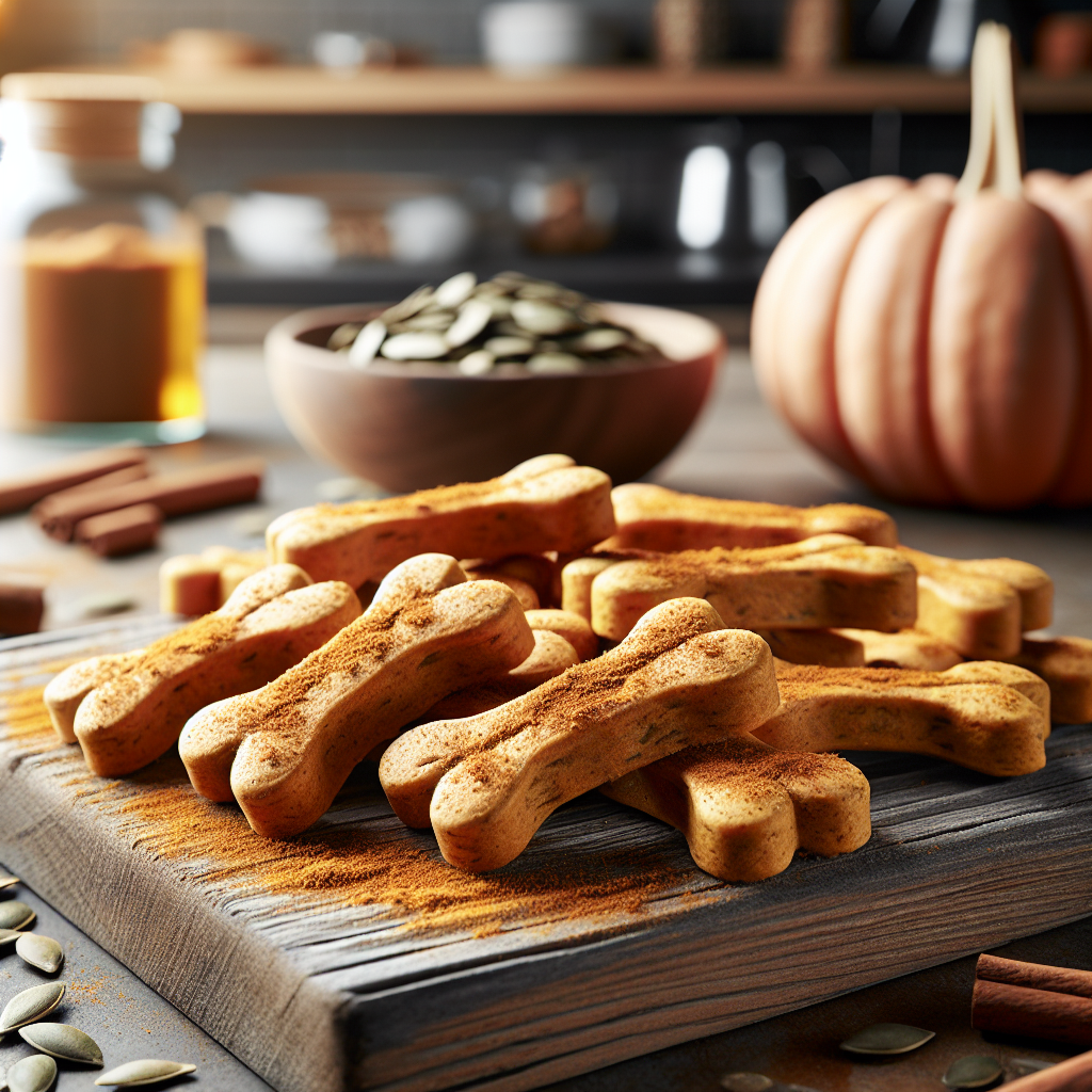 High-Protein Gluten-Free Pumpkin Dog Treats