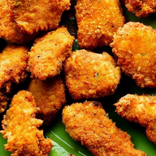 Crispy Air-Fried Chicken Nuggets