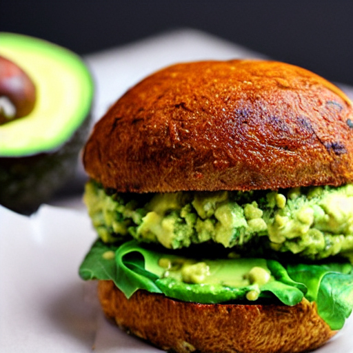 Gluten-Free Cauliflower Burger with Avocado Aioli