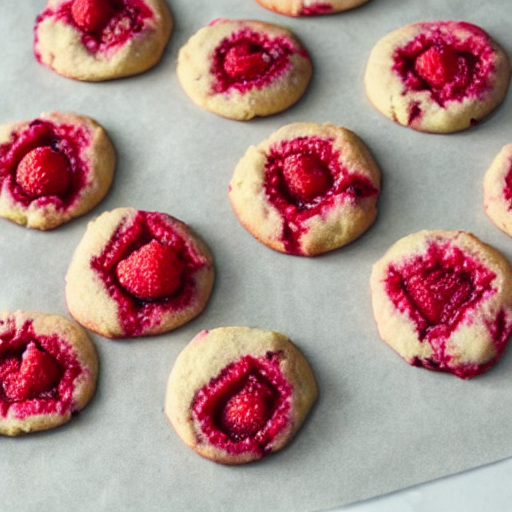 Gluten-Free, Sugar-Free Raspberry Lemon Cookies