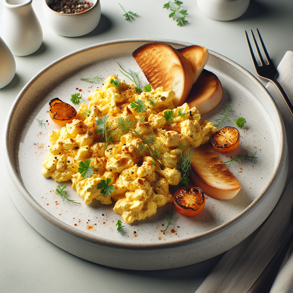 Gourmet Savory Scrambled Eggs