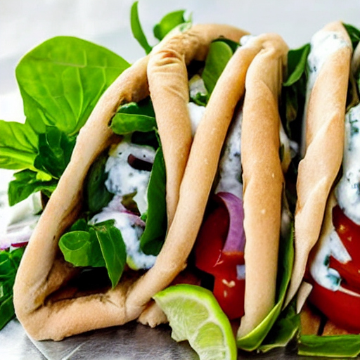 Greek Gyros with Tzatziki Sauce