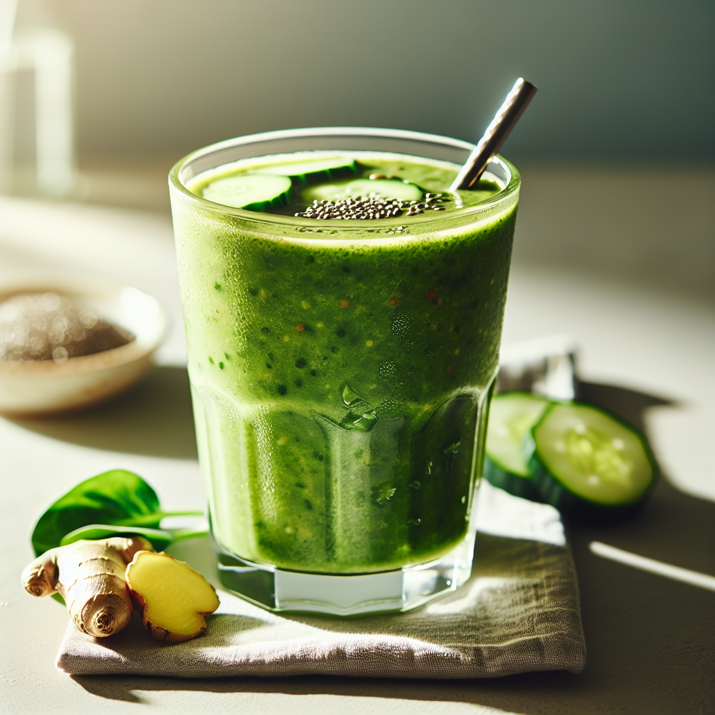 Green Anti-Inflammatory Breakfast Smoothie