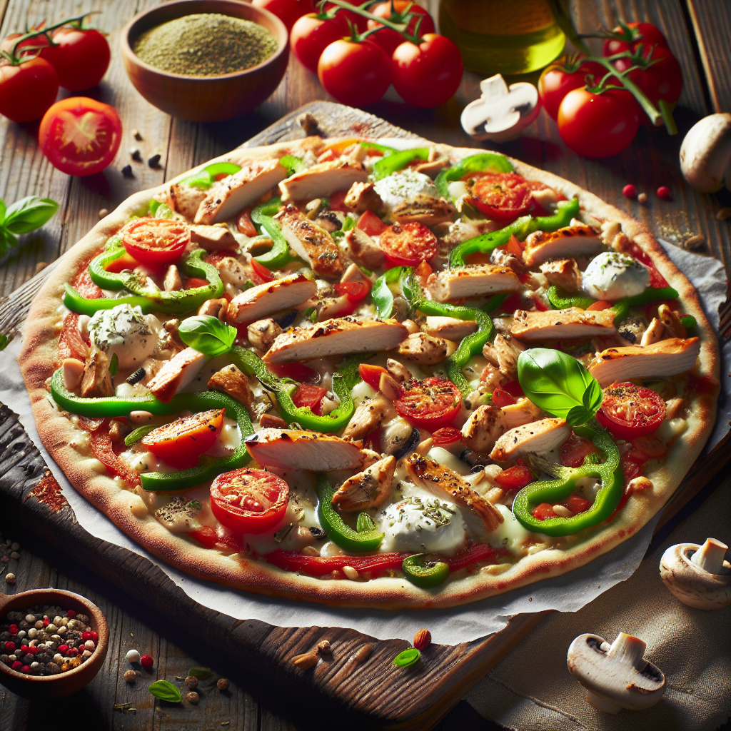 High-Protein Low-Carb Pizza