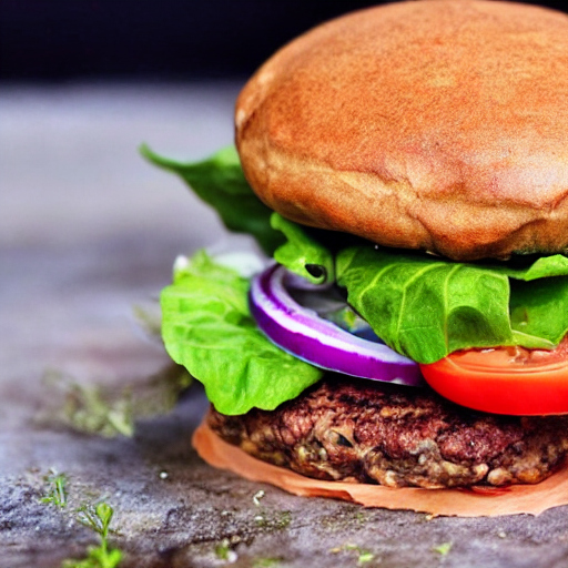 High-Protein Low-Carb Vegan Burger