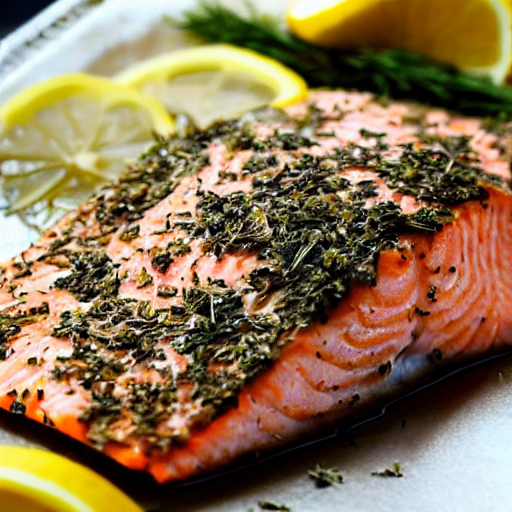 Lemon Herb Baked Salmon