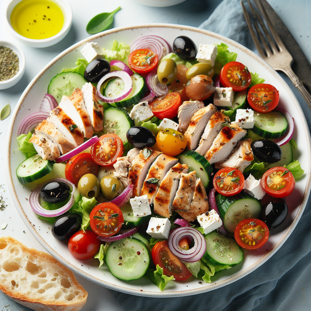 Mediterranean Chicken Salad