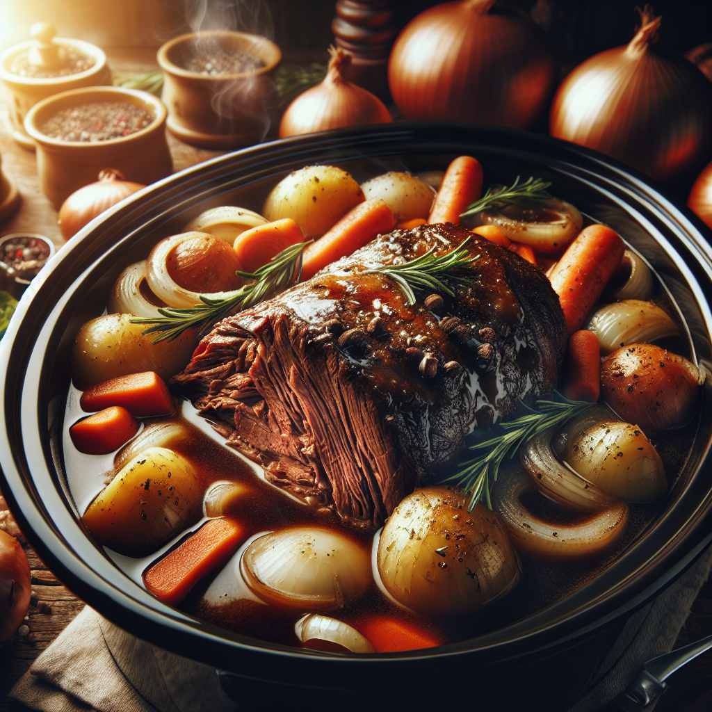 Savory Crockpot Roast Beef