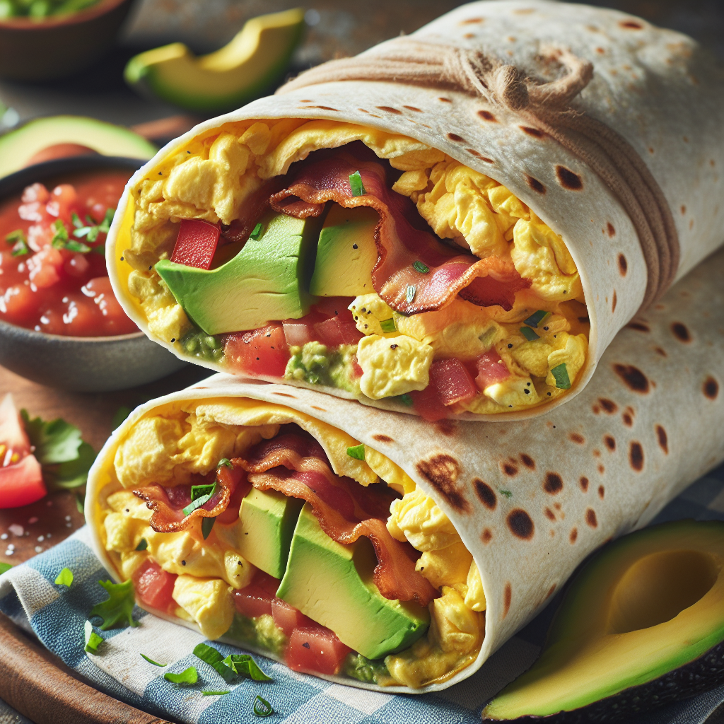 Savory Paleo Breakfast Burrito