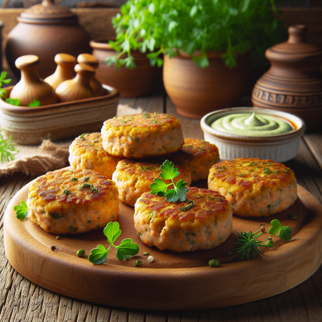 Savory Salmon Protein Patties