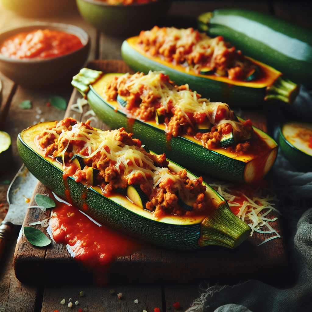 Stuffed Zucchini Boats