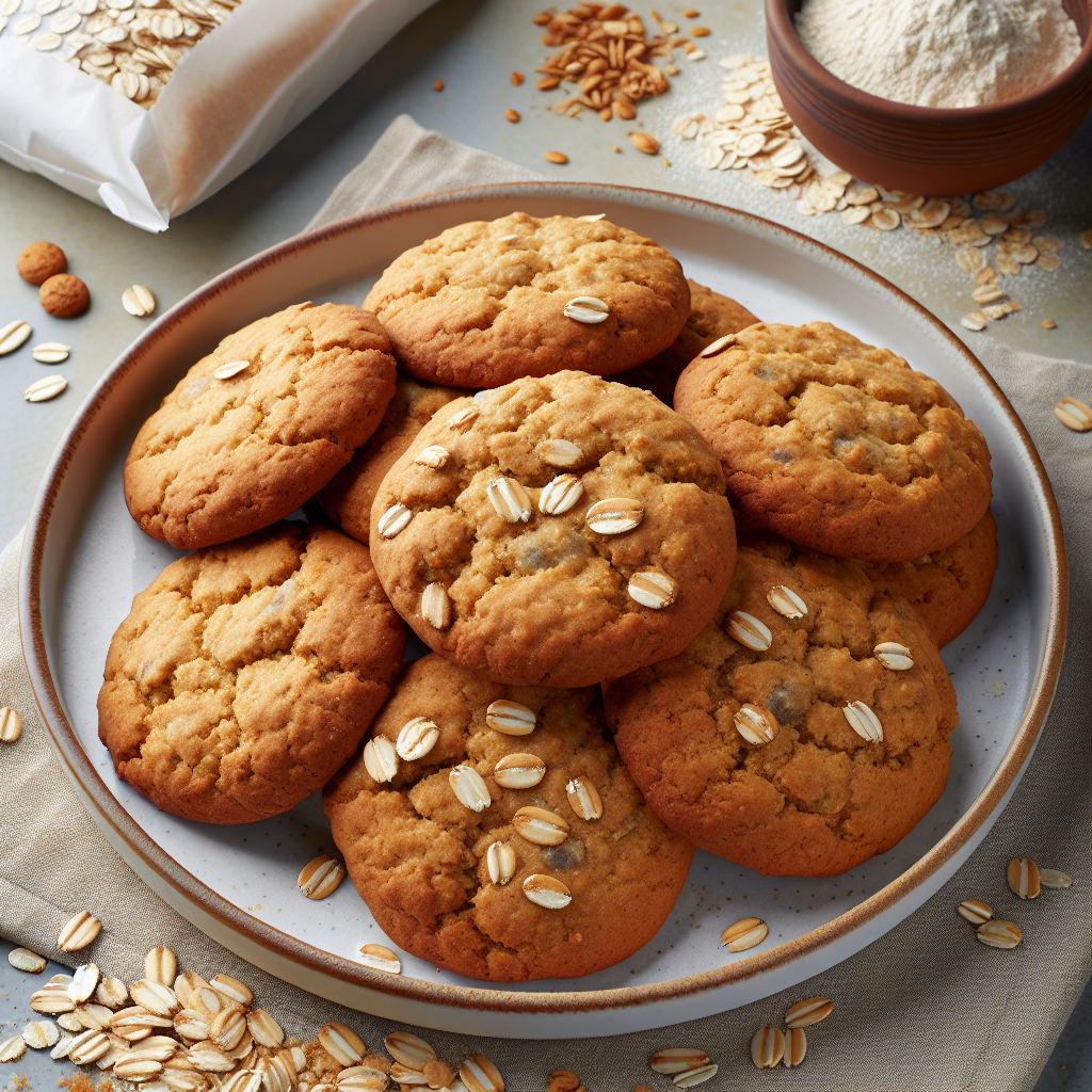 Sugar-Free Gluten-Free Oatmeal Cookies