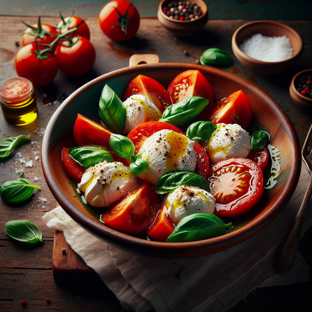 Tomato and Burrata Salad