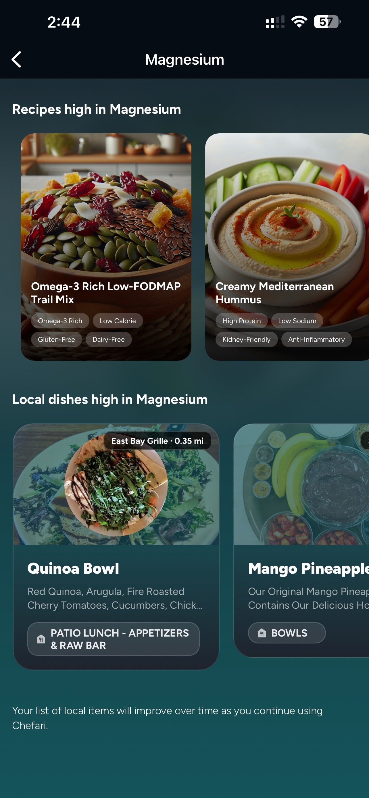 Local food. Made for you.