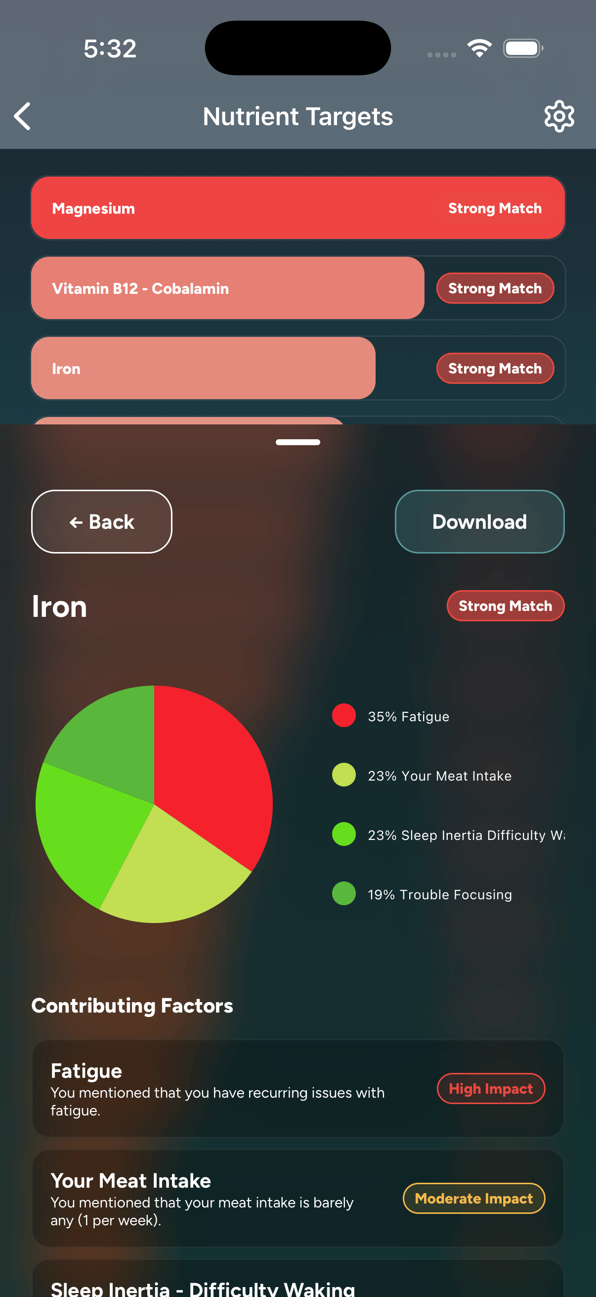 Health Profile Setup